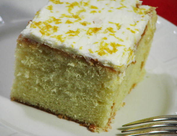 Old Fashioned Triple Lemon Cake Recipe